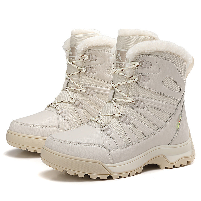Damen Winterboots mit warmem Futter und rutschfester Sohle R&B