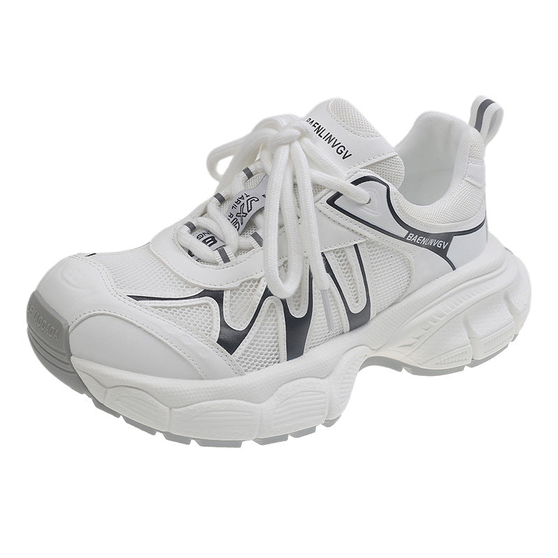 Damen sportliche Lauf Sneakers mit atmungsaktiver Mesh-Oberfläche und dämpfender Sohle R&B
