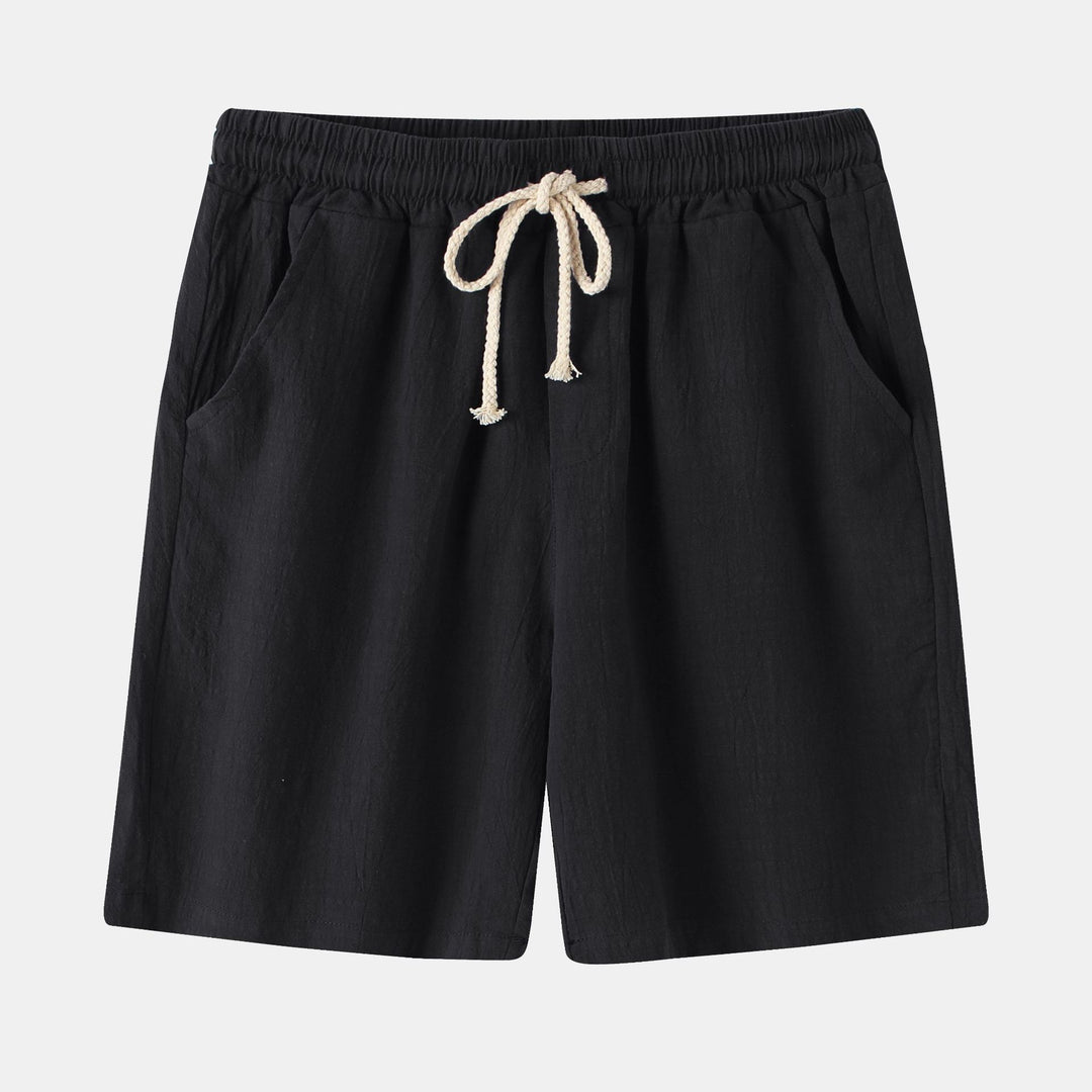 Herren Bermuda-Shorts mit elastischem Bund und seitlichen Taschen R&B