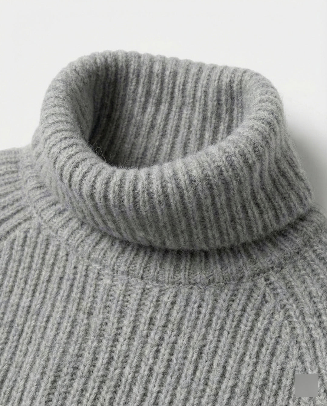 Damen Kuscheliger Rollkragenpullover aus weicher Baumwolle R&B