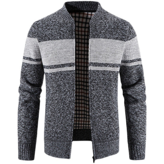 Herren modische Strickjacke mit strukturiertem Design R&B