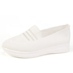 Damen Slip-On Sneakers mit flexiblem Obermaterial und rutschfester Sohle R&B