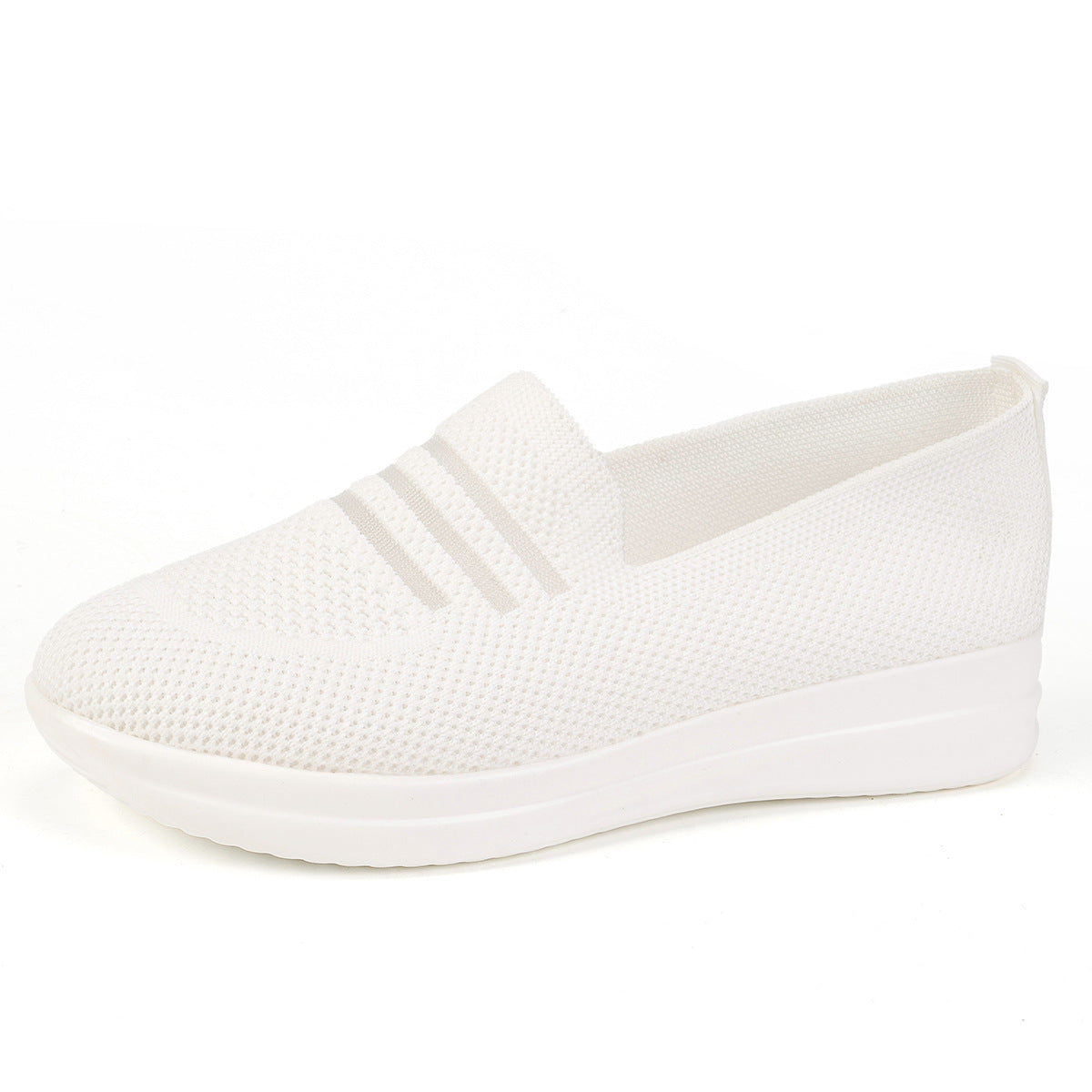 Damen Slip-On Sneakers mit flexiblem Obermaterial und rutschfester Sohle R&B