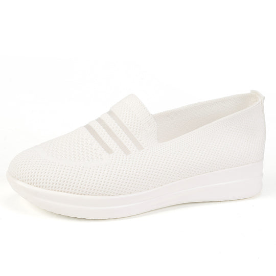Damen Slip-On Sneakers mit flexiblem Obermaterial und rutschfester Sohle R&B