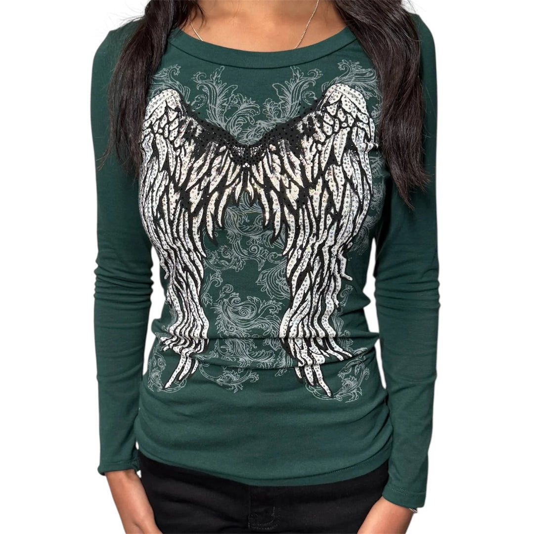 Damen T-Shirt mit Engelprint R&B
