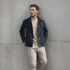 Herren trendige Jeansjacke R&B