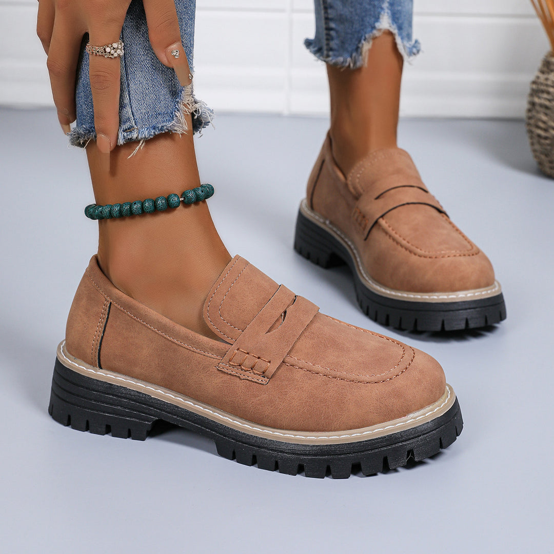 Damen Bequeme Mokassins mit trendiger Sohle und modischem Design R&B