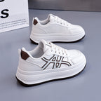 Damen Modische Sneakers mit hohem Plateau und eleganter Naht R&B