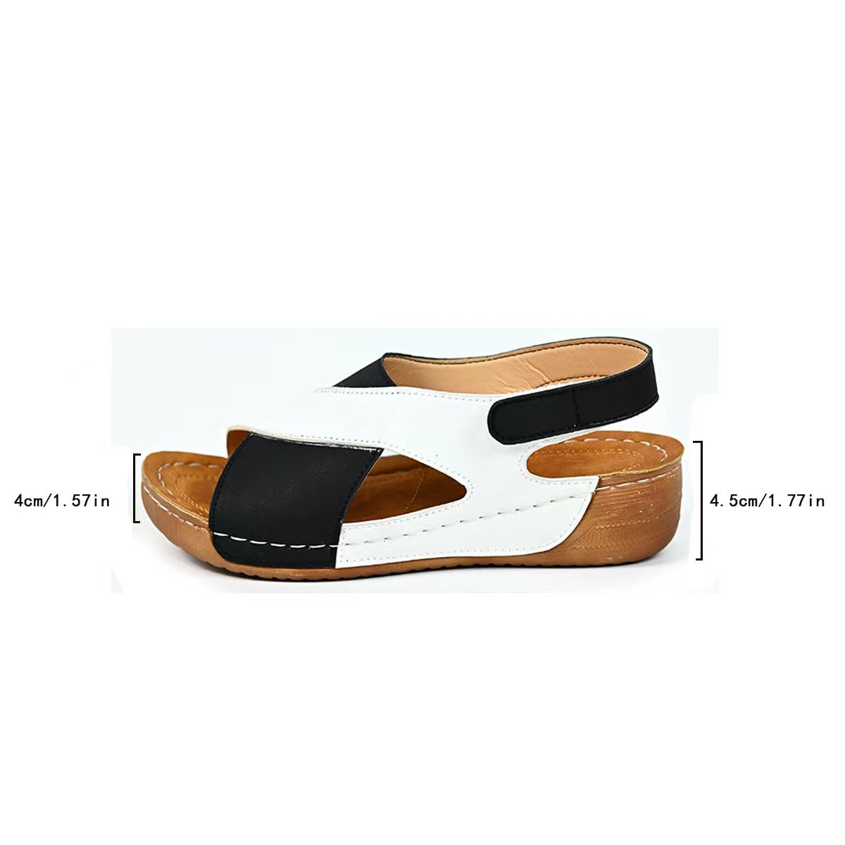 Damen Bequeme Sandalen mit verstellbarem Riemen