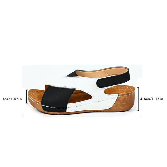 Damen Bequeme Sandalen mit verstellbarem Riemen R&B
