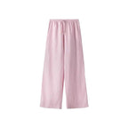 Damen Weite Sommerhose mit komfortablem Gummibund und Streifenmuster R&B