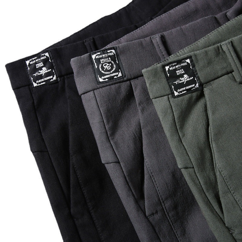 Herren modische Chino-Hose mit schmalem Schnitt und bequemer Passform R&B
