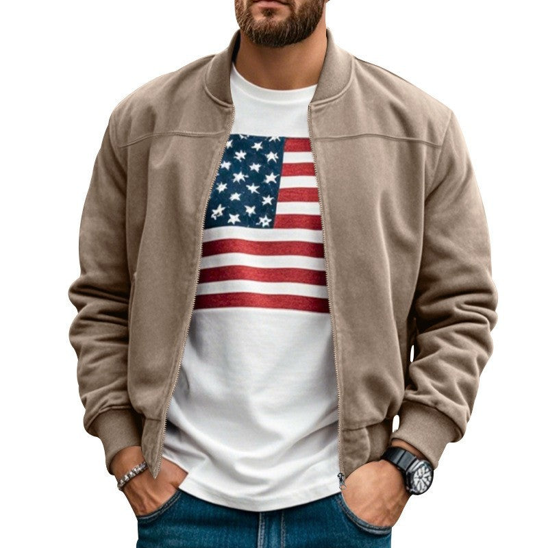 Herren Bomberjacke mit modernem Schnitt und praktischen Taschen R&B