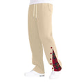 Herren modische Freizeithose mit seitlichem Karo-Muster und verstellbarem Kordelzug R&B