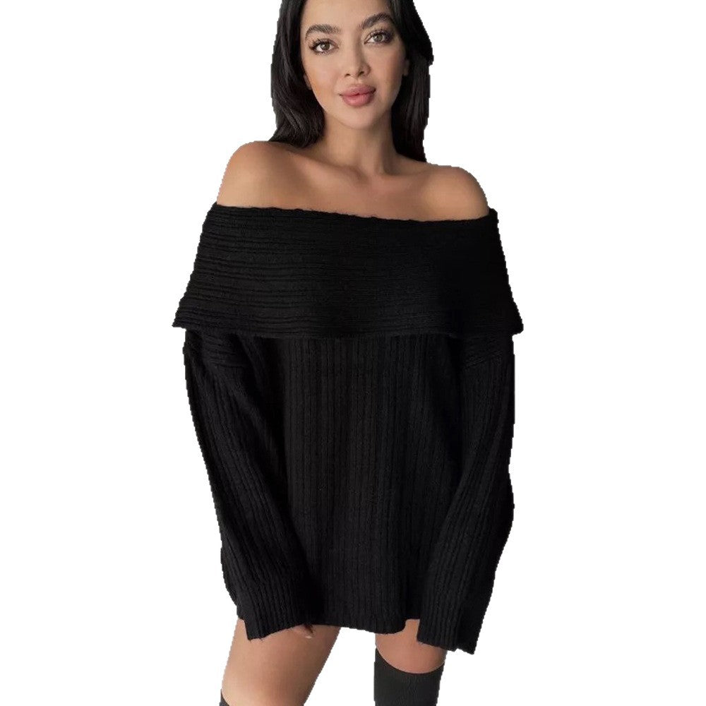 Damen Oversized Strickpullover R&B