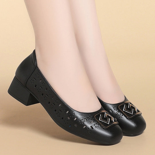 Damen Ballerinas mit modischen Cut-Outs und eleganter Verzierung R&B