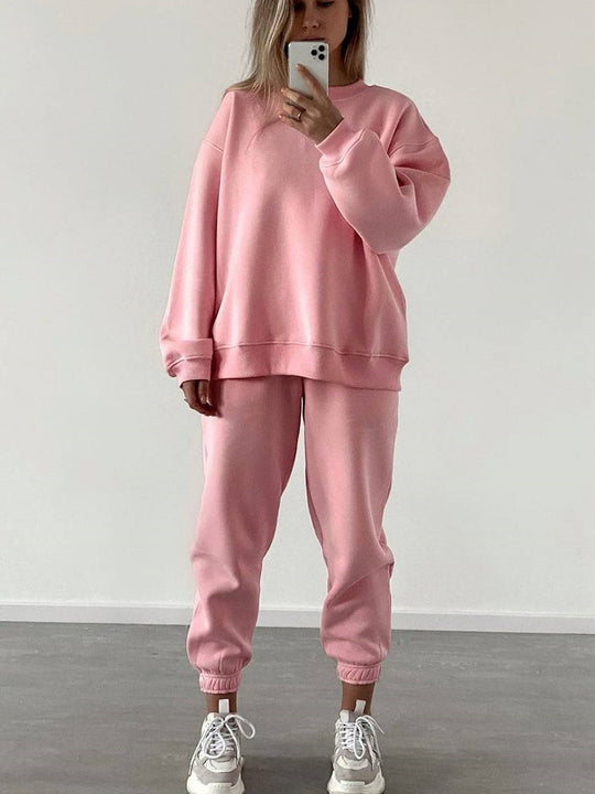 Damen bequemer und trendiger Sweatanzug R&B