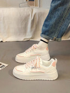 Damen Sportliche Sneakers mit modischer Plateau-Sohle und dämpfendem Komfort