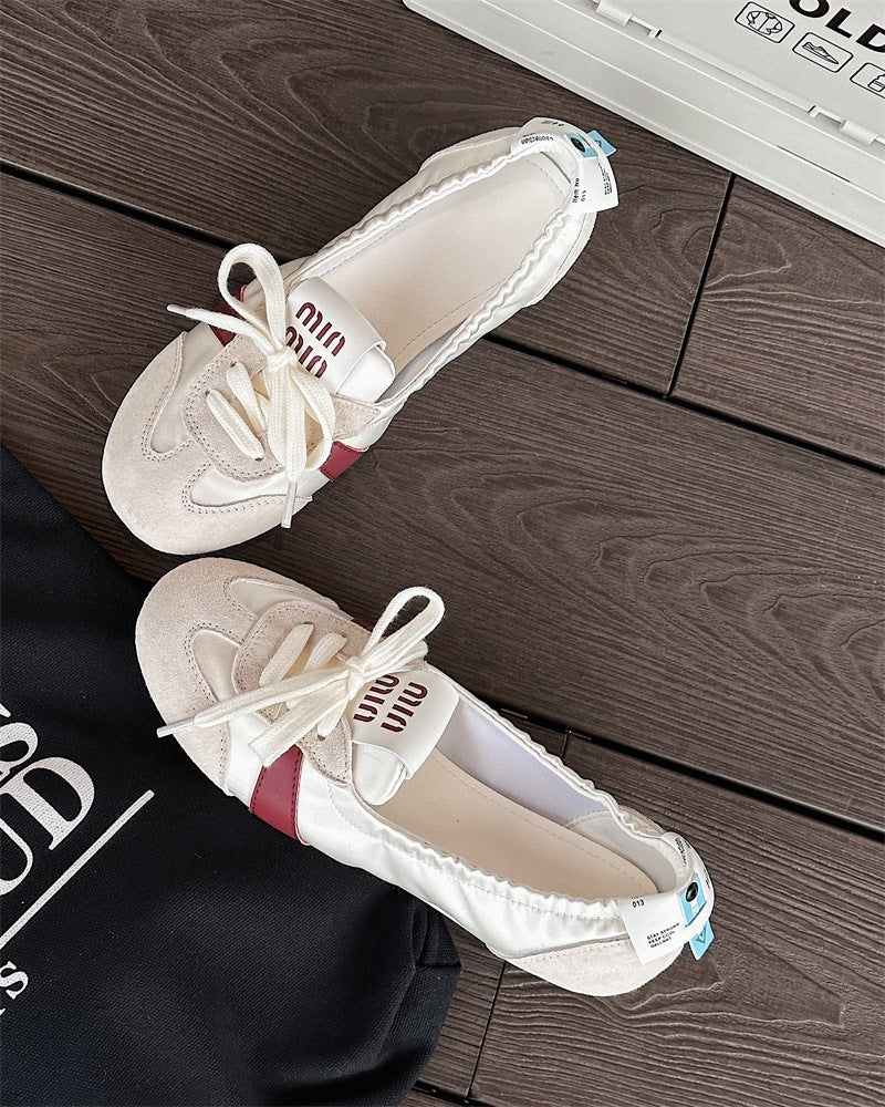 Damen Schicke Ballerinas mit weichem Wildleder-R&B
