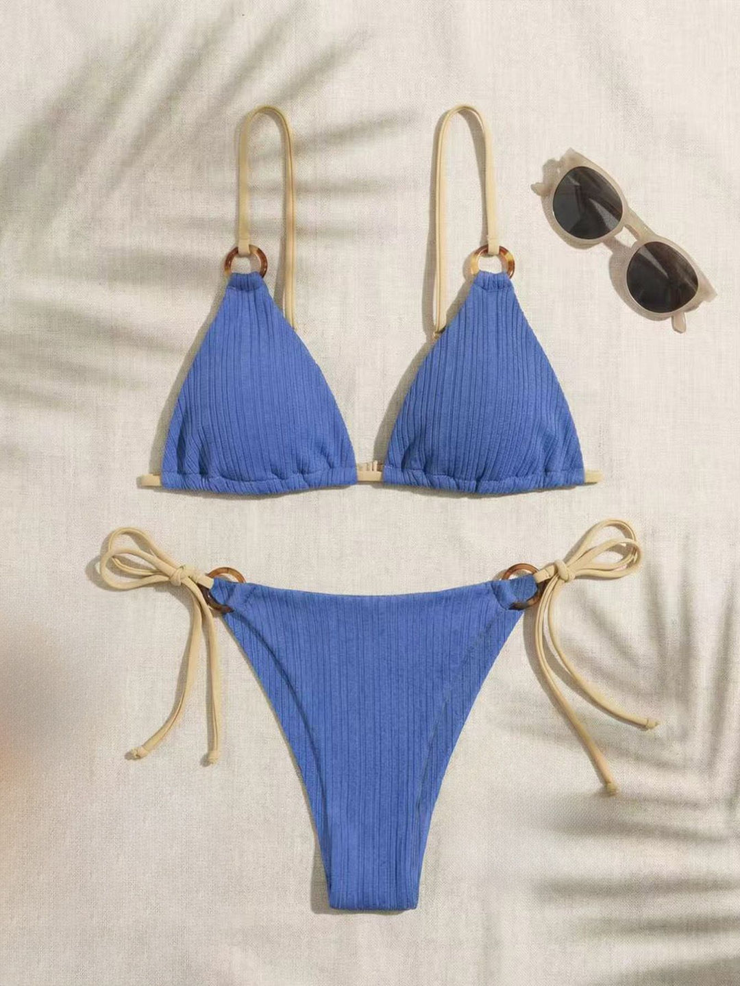 Damen Dreiecksbikini mit verstellbarem Träger R&B
