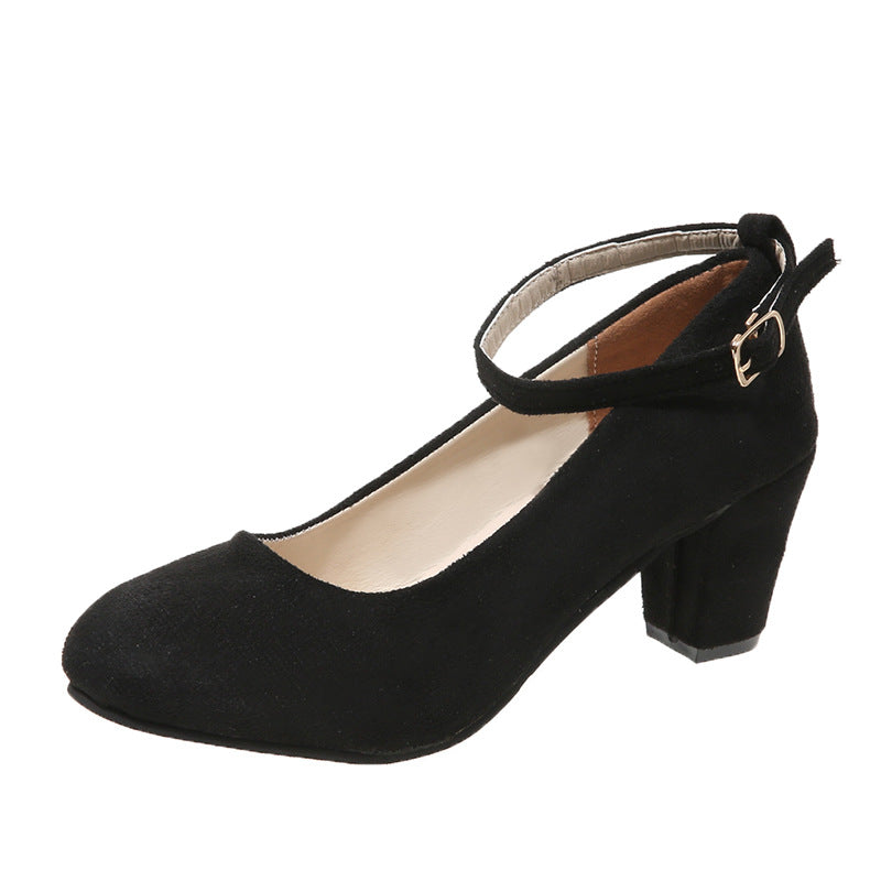 Damen Elegante Knöchelriemenabsätze R&B