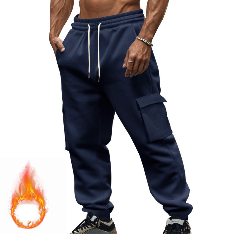 Herren cargo Jogginghose mit praktischen Seitentaschen und verstellbarem Kordelzug R&B