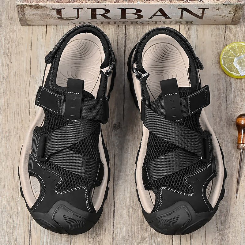 Damen Sportliche Outdoor-Sandalen mit rutschfester Sohle und verstellbaren Riemen R&B