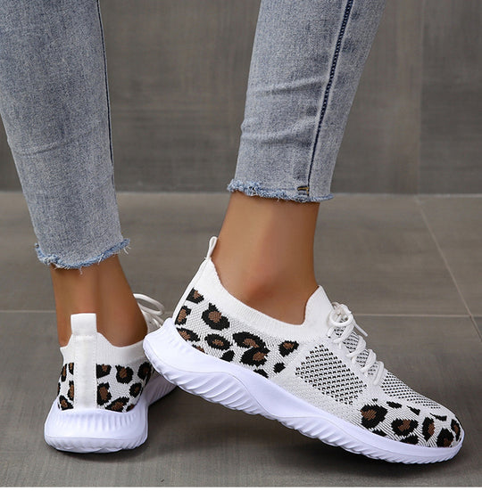 Damen modische Sneakers mit atmungsaktivem Mesh-Obermaterial und rutschfester Sohle R&B