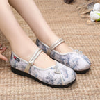 Damen ballerina Schuhe mit floralem Design R&B