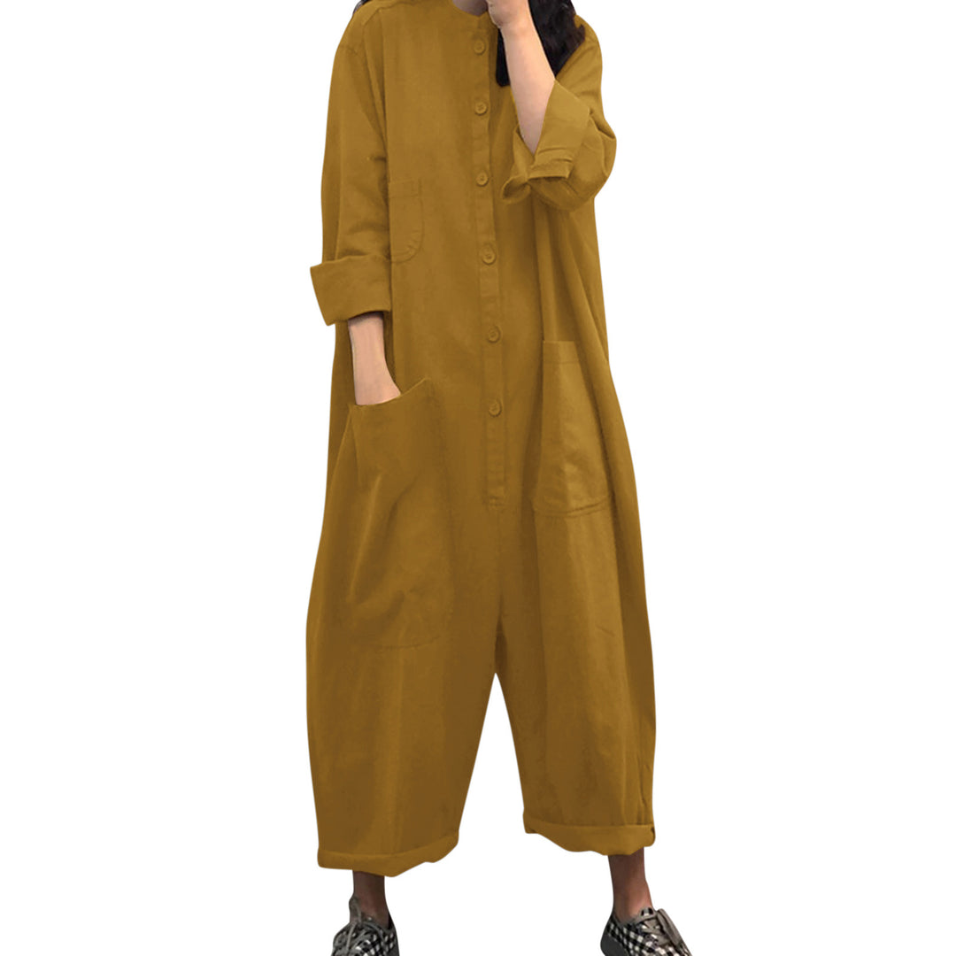 Damen Jumpsuit mit praktischen Taschen und lässigem Schnitt R&B
