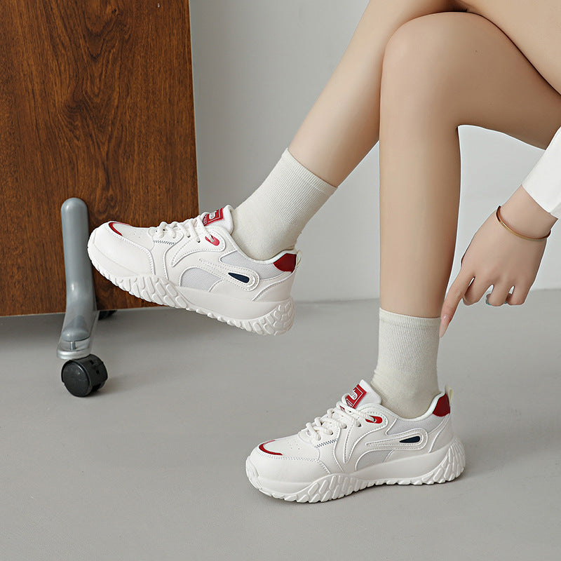 Damen sportliche Sneakers mit ergonomischem Dämpfungssystem und rutschfester Sohle R&B