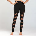 Damen Sport-Leggings mit aufregendem Cut-Out-Design und hohem Bund