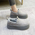 Damen Bequeme Slip-On Sneakers mit isolierendem Innenfutter und rutschfester Sohle R&B