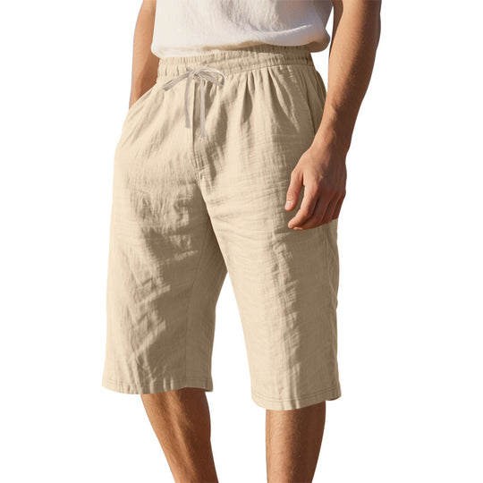Herren leichte Freizeithose mit elastischem Bund und praktischen Taschen R&B