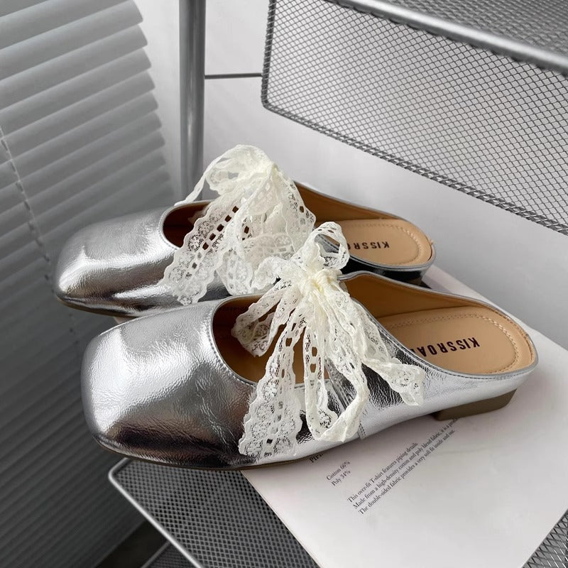 Damen eleganter Glücksbringer mit romantischem Schleifen-Detail R&B