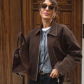Damen Elegante Oversized-Jacke im lässigen Stil R&B