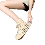 Damen Modische Plateau Sneakers mit hohem Tragekomfort und flexiblem Obermaterial R&B