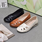 Damen Ballerina mit modischem Cut-Out und komfortablem Fußbett R&B