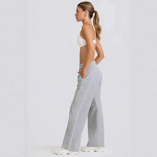 Damen Sportliche Freizeithose mit weitem Schnitt und praktischen Taschen R&B