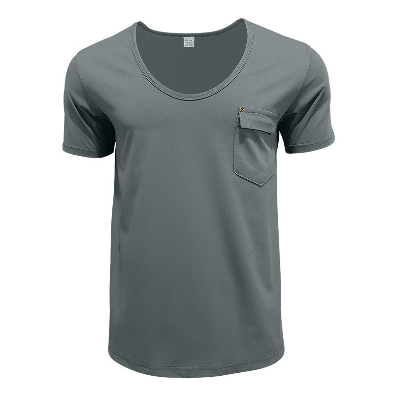 Herren Atmungsaktives T-Shirt mit praktischem Brusttasche R&B