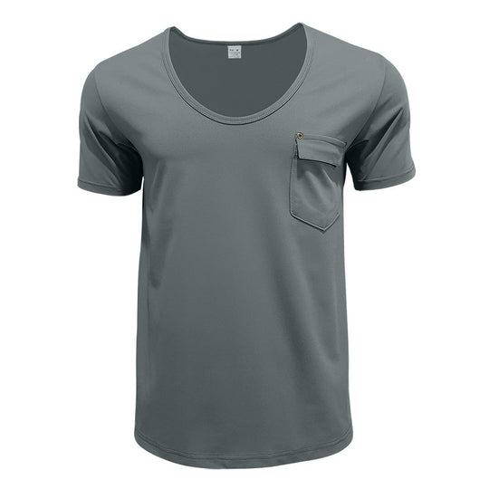 Herren Atmungsaktives T-Shirt mit praktischem Brusttasche R&B