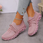 Damen Ultraleichte Sport-Sneaker mit atmungsaktiver Strickoberfläche R&B