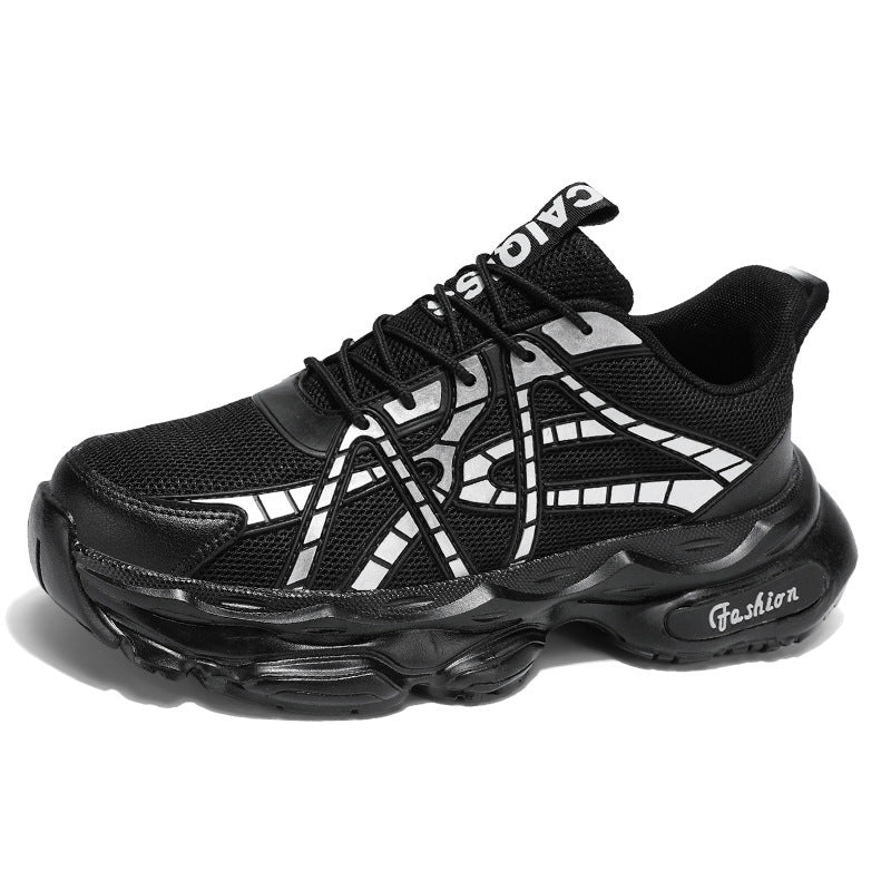 Damen Sportliche und moderne Sneaker mit atmungsaktiver Mesh-Oberfläche und dämpfender Sohle R&B