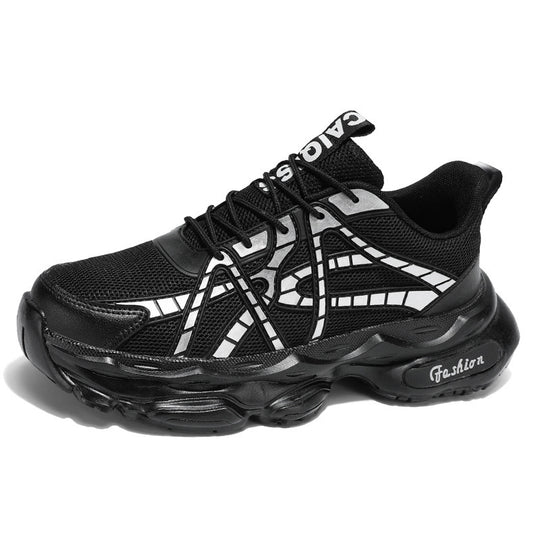 Damen Sportliche und moderne Sneaker mit atmungsaktiver Mesh-Oberfläche und dämpfender Sohle R&B