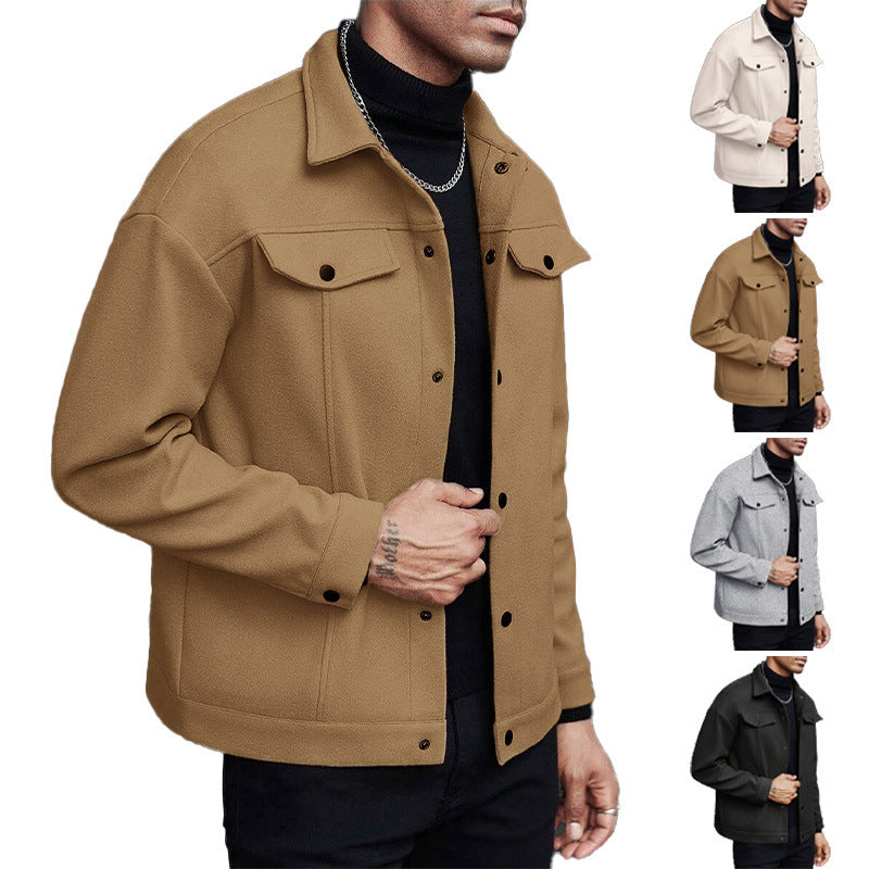 Herren moderne Freizeitjacke im lässigen Schnitt R&B