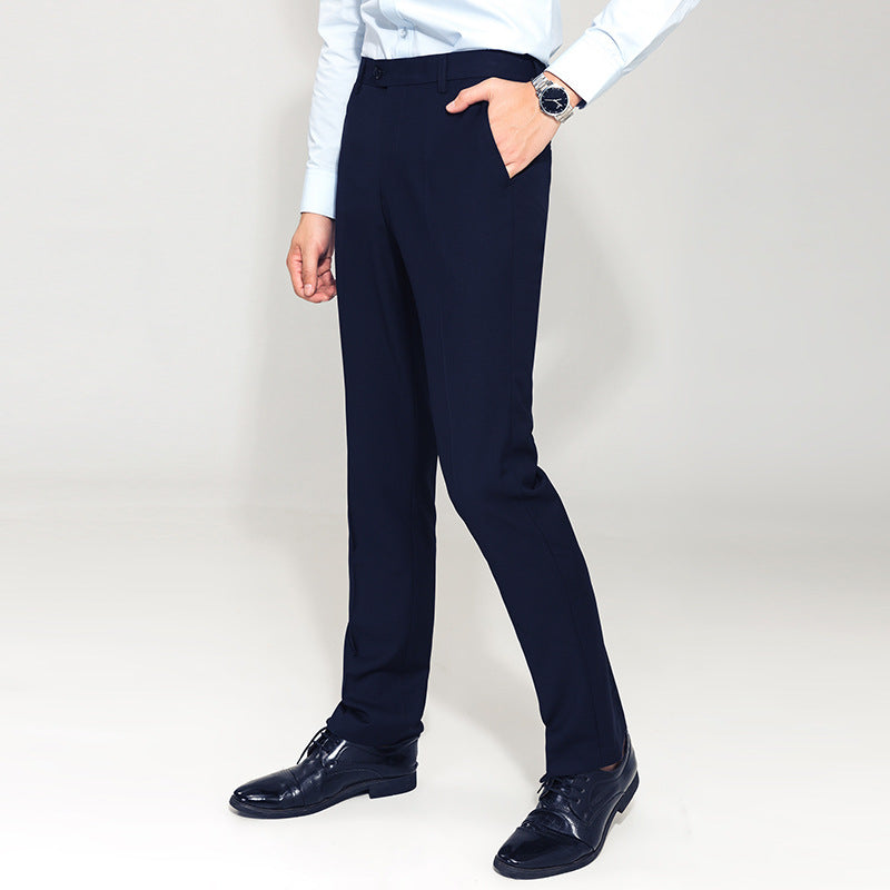 Herren Anzughose mit schmalem Schnitt und Stretch