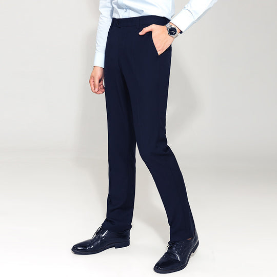 Herren Anzughose mit schmalem Schnitt und Stretch