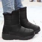 Damen Winterstiefel mit warmem Futter und rutschfester Sohle R&B