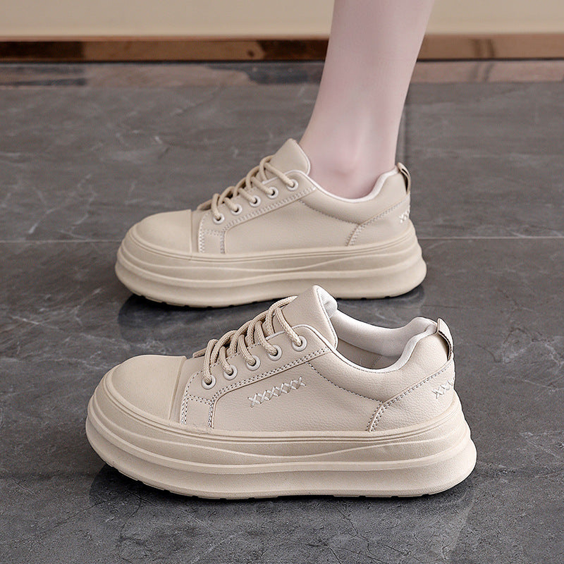 Damen Chunky Sneakers mit stabiler Gummisohle und elegantem Obermaterial R&B