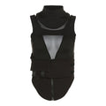 Damen Sportliches Tanktop mit innovativem hochgeschlossenem Design und verstellbaren Riemen R&B